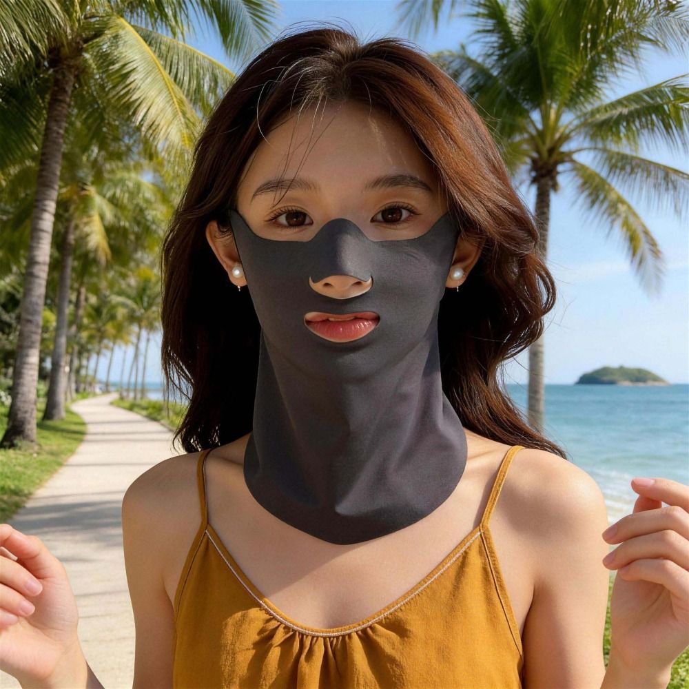 Cycling Nylon Neck Sunscreen M - Sports Mask Breathable ulasan dan harga