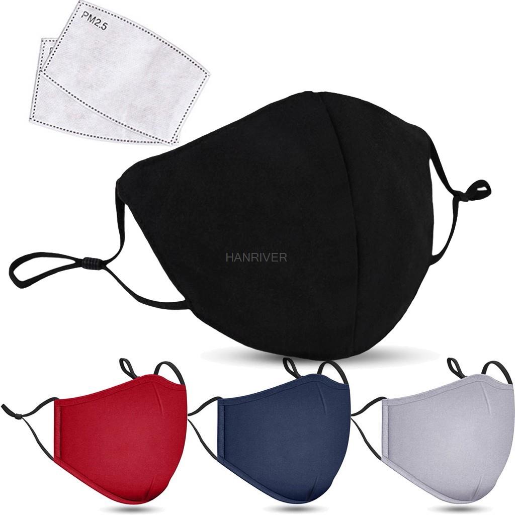 Cotton Face Mask PM2.5 Activat - Anti Pollution Mask ulasan dan harga