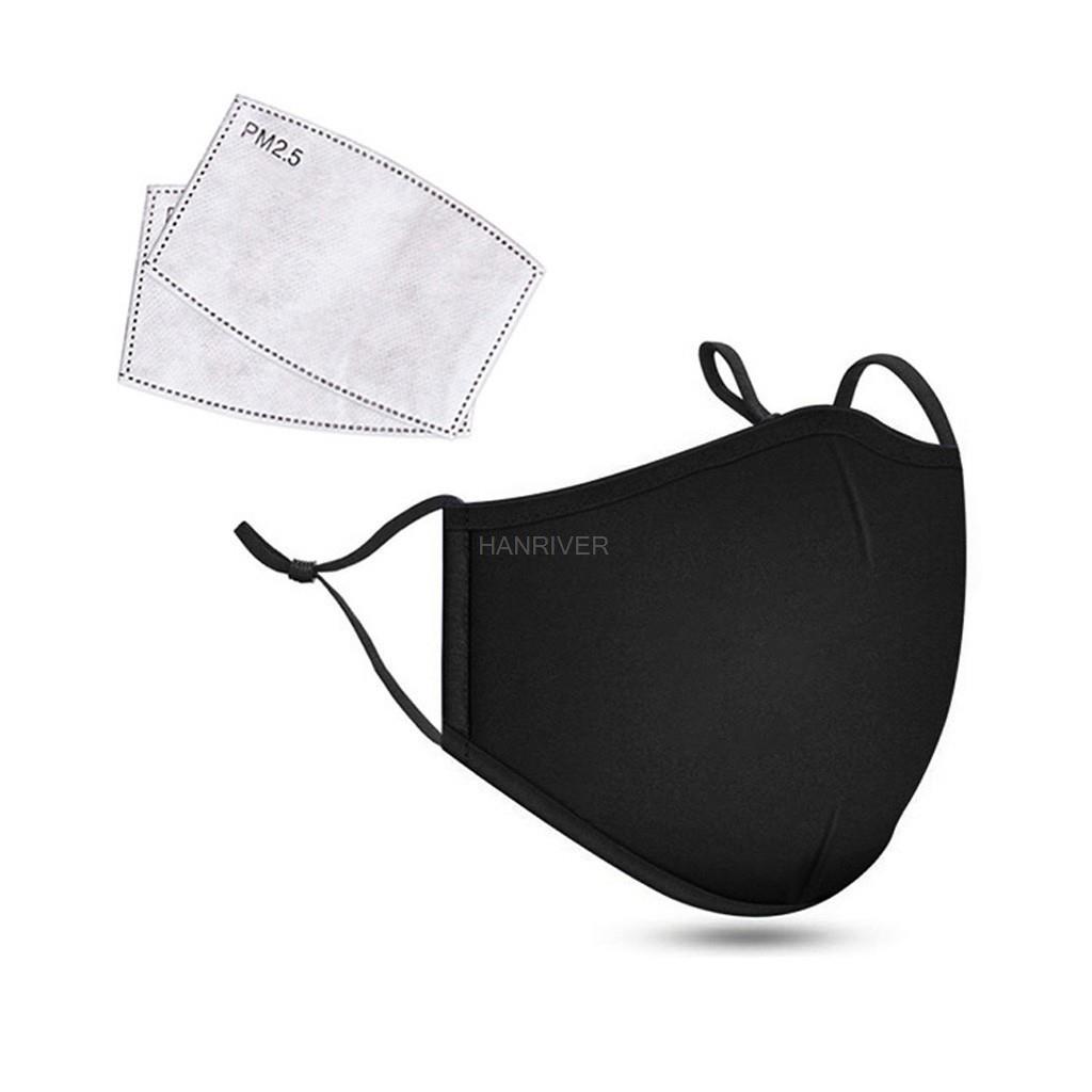Cotton Face Mask PM2.5 Activat - Anti Pollution Mask ulasan dan harga