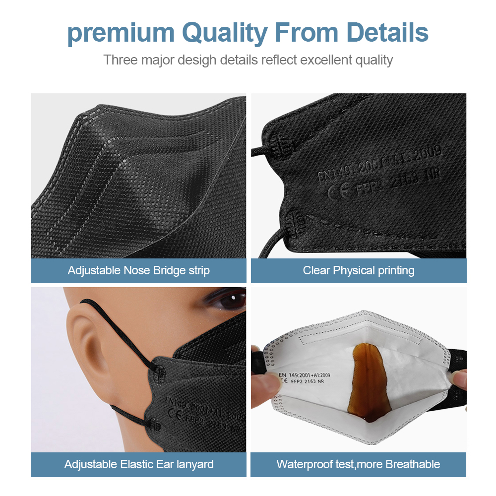 Adult Fish Shape Certified KN9 - Anti Pollution Mask ulasan dan harga