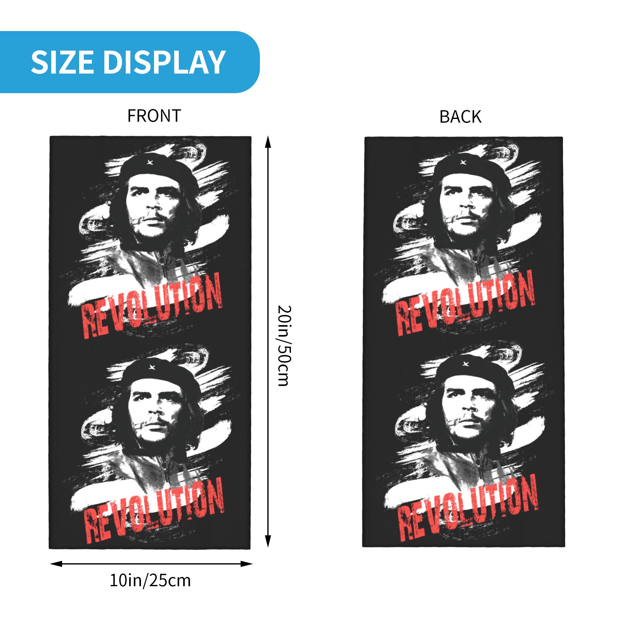 Custom Che Guevara Revolution  - Neck Gaiter Face Cover ulasan dan harga