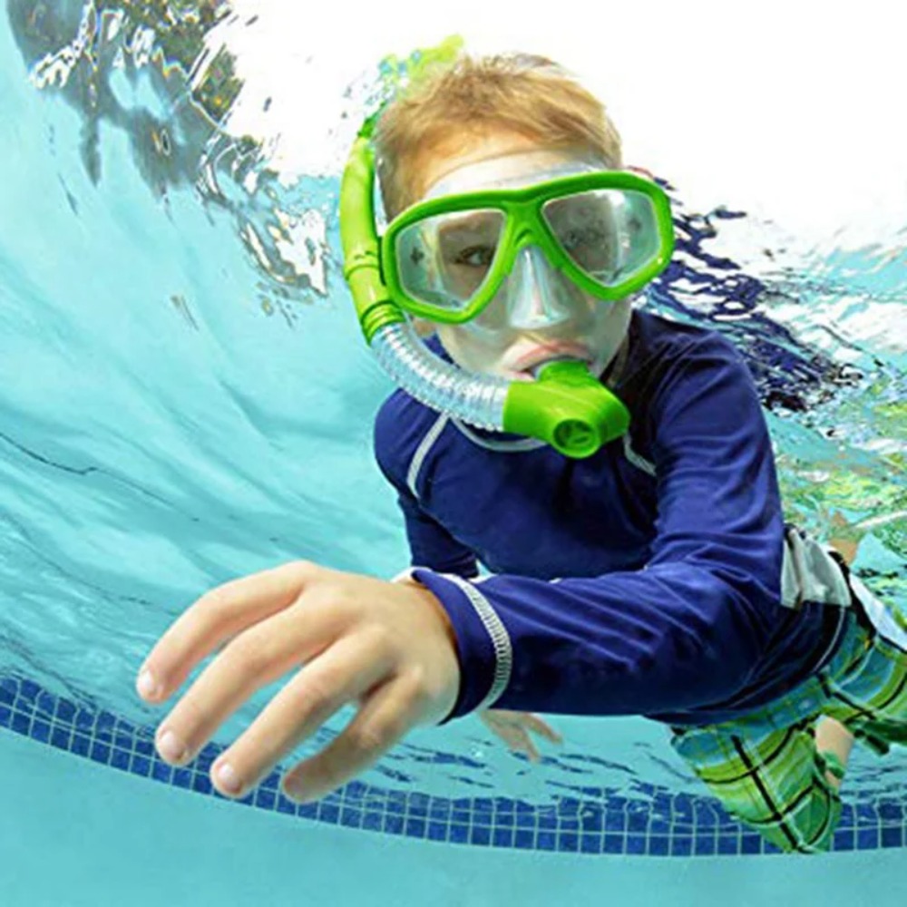 Kids Snorkel Set Scuba Snorkel - Anti Pollution Mask ulasan dan harga