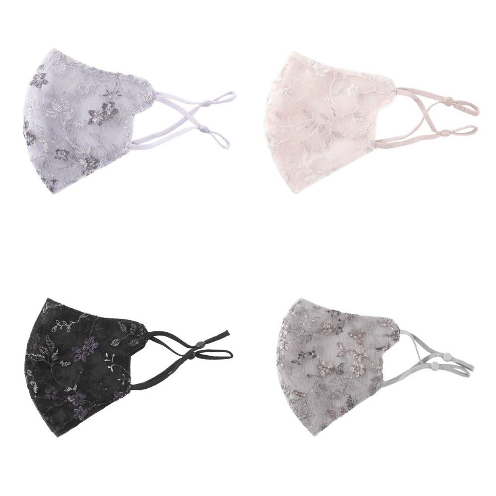 Delicate Embroider Flower Summ - Respirator Half Face ulasan dan harga