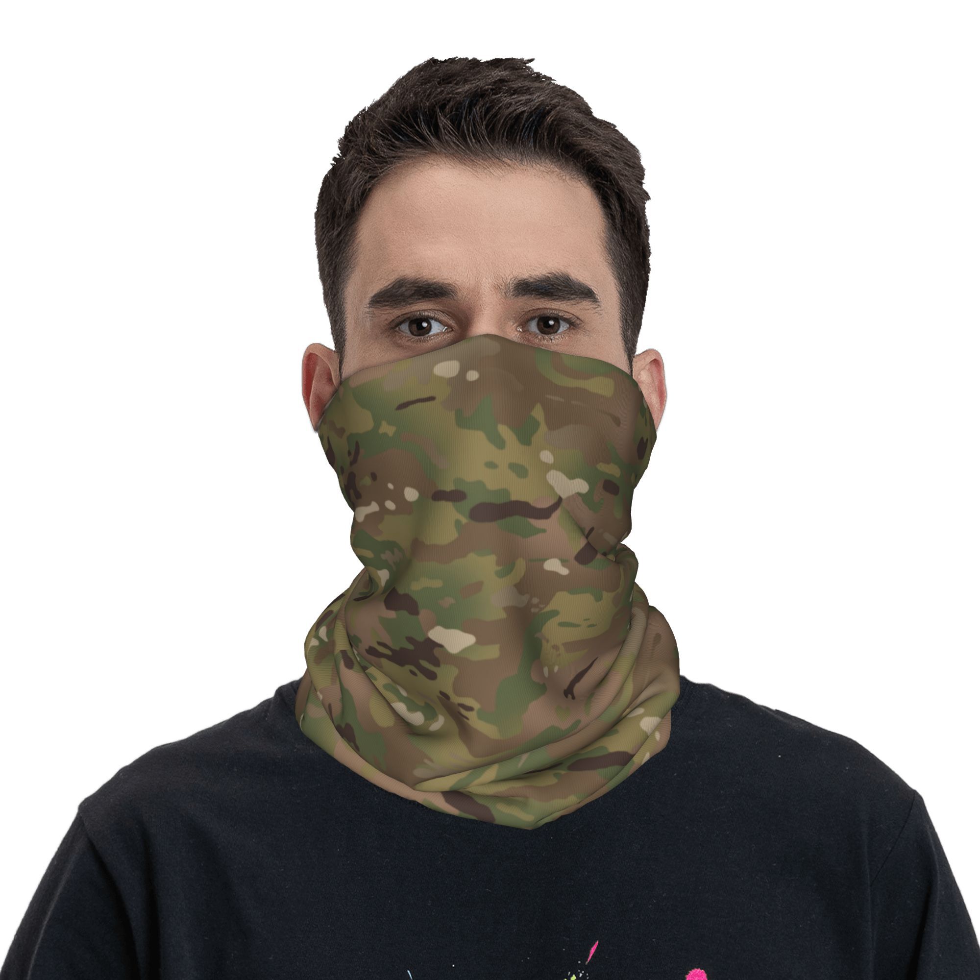 Custom Military Camouflage Pat - Neck Gaiter Face Cover ulasan dan harga
