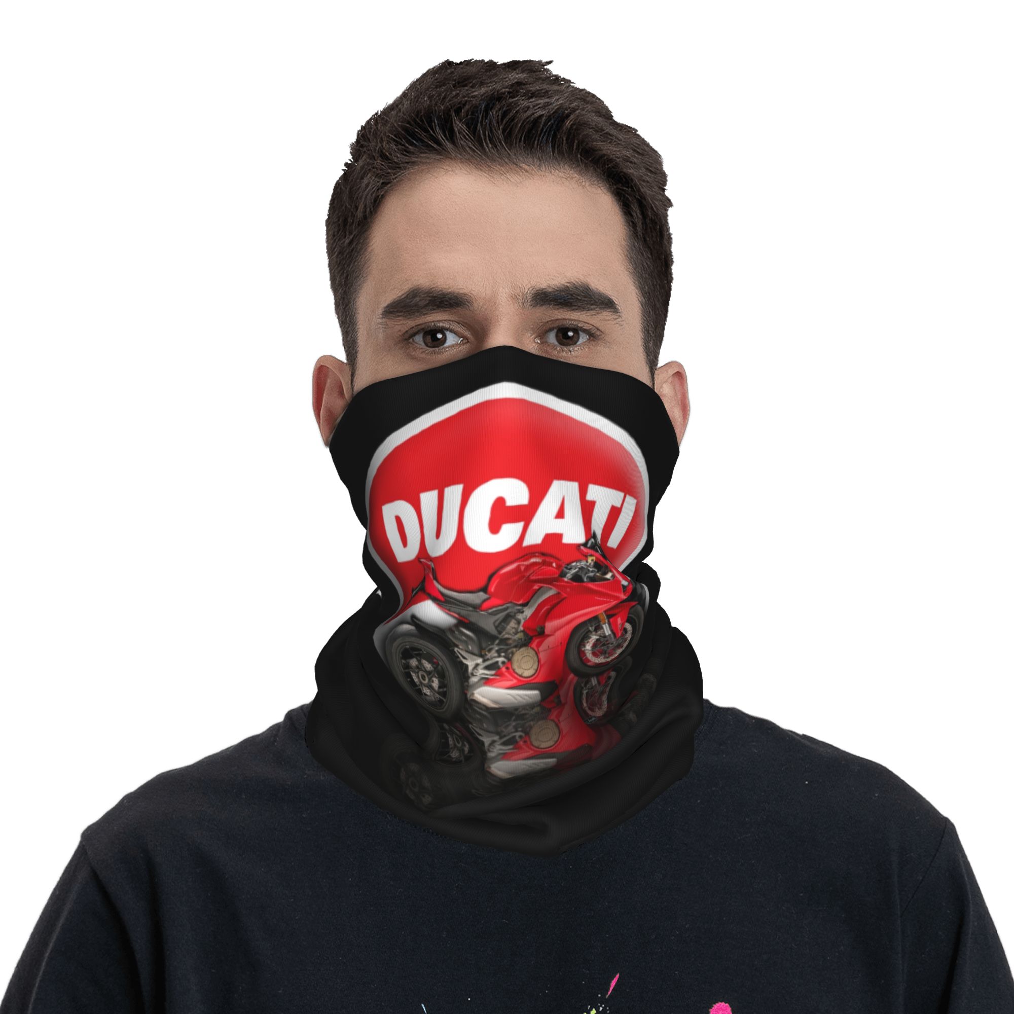 Custom Speed Ducatis Racing Ba - Neck Gaiter Face Cover ulasan dan harga