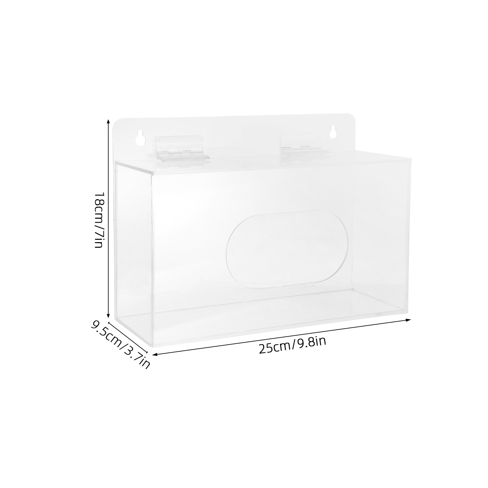 Clear Acrylic Face Mask Organi - Face Mask Storage Box ulasan dan harga