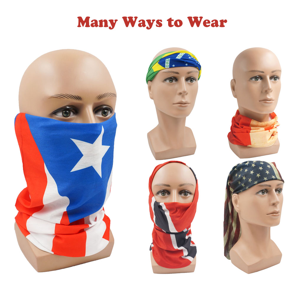 Nigeria Flag Bandanna Women Ne - Neck Gaiter Face Cover ulasan dan harga